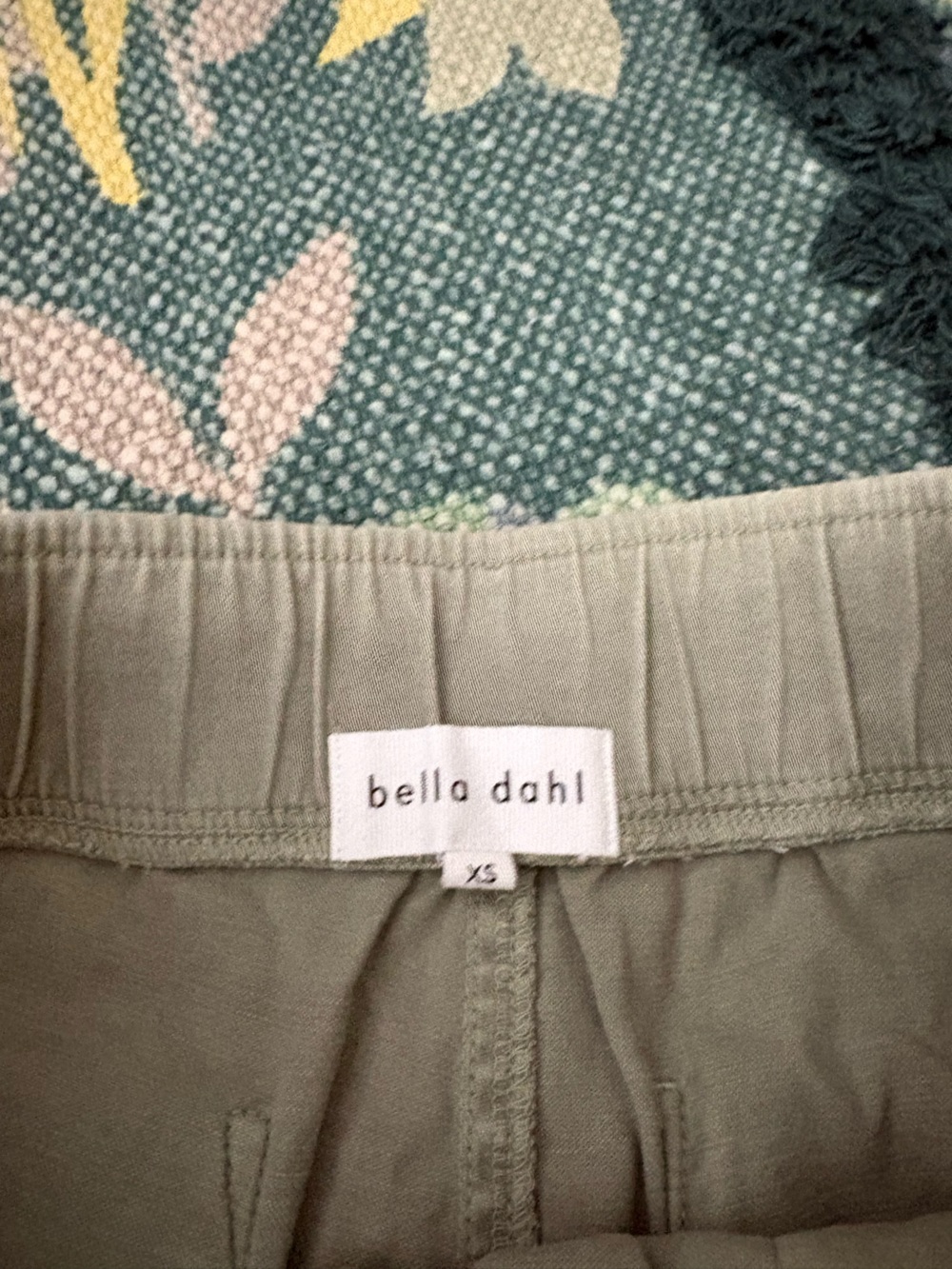 Bella Dahl Womens Pocket Jogger Olive Green XS - Picture 4 of 4